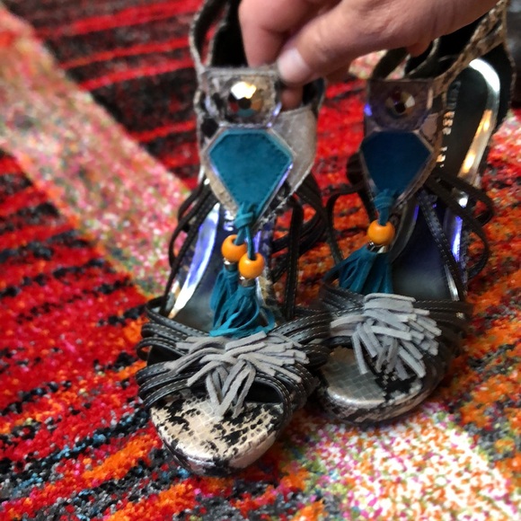 Chinese Laundry | High Heeled Strappy Sandals Sz7.5 - Picture 6 of 6